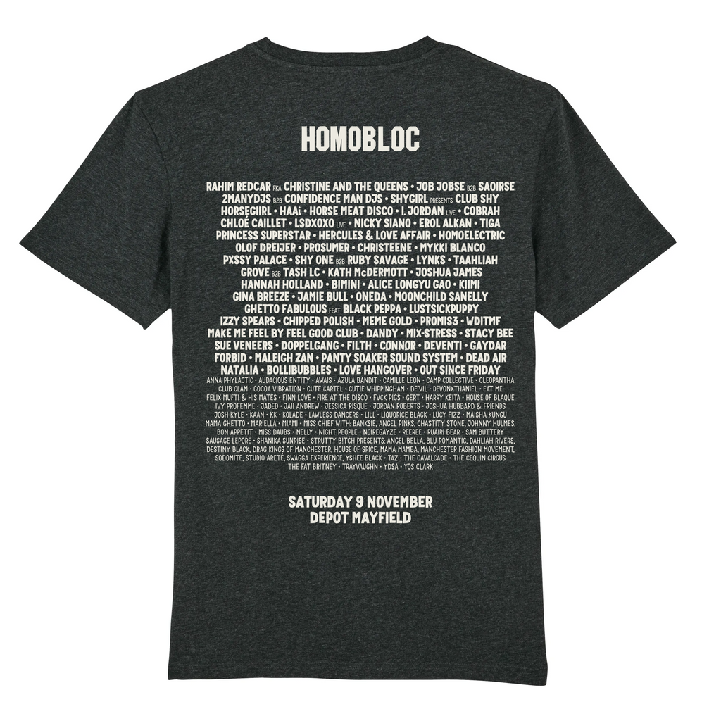 HOMOBLOC - GEOHOMO LINEUP T-SHIRT