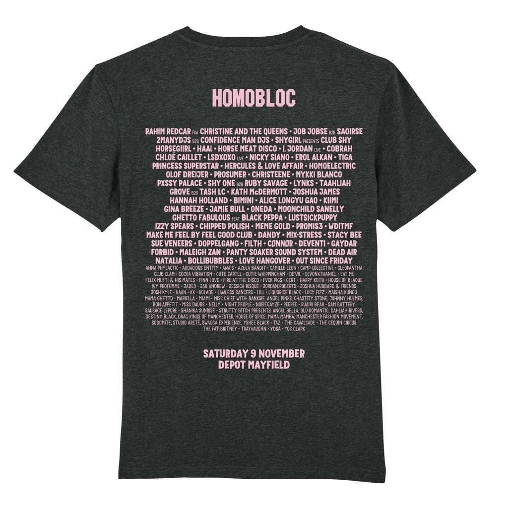 HOMOBLOC - GEOHOMO LINEUP T-SHIRT