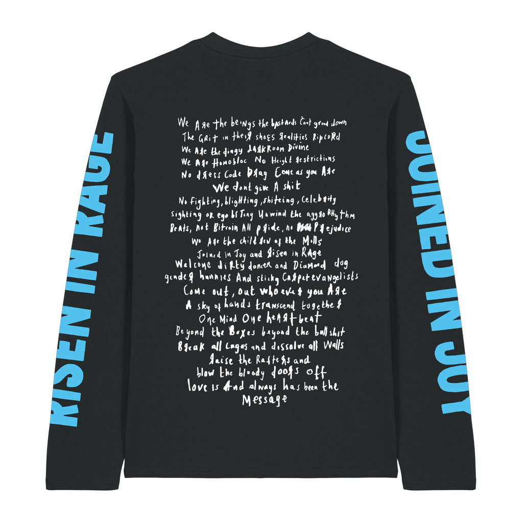 HOMOBLOC - JOY AND RAGE LONGSLEEVE T-SHIRT